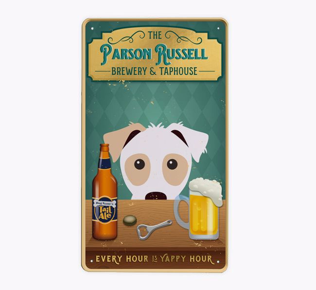 Brewery Tap House: Personalised {breedFullName} Metal Sign
